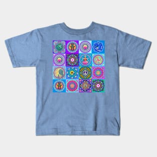 Mandala Montage Kids T-Shirt